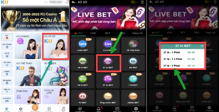 Hướng dẫn đánh lô 3 càng tại Kubet