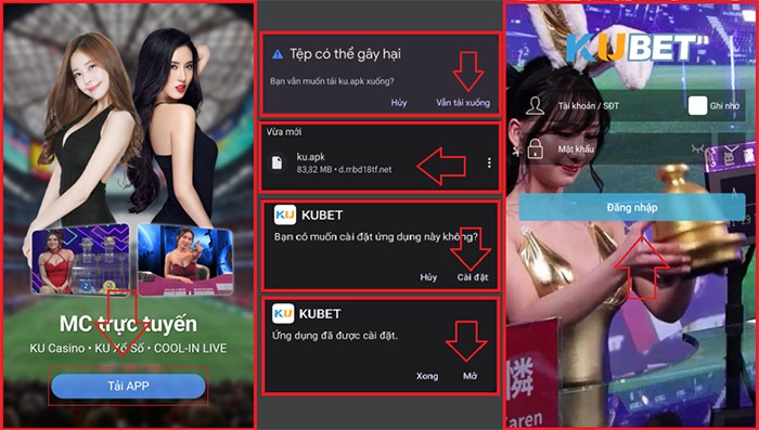 Hướng dẫn cách tải Kubet trên Android