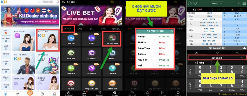 Hướng dẫn tham gia chơi xổ số tại Kubet